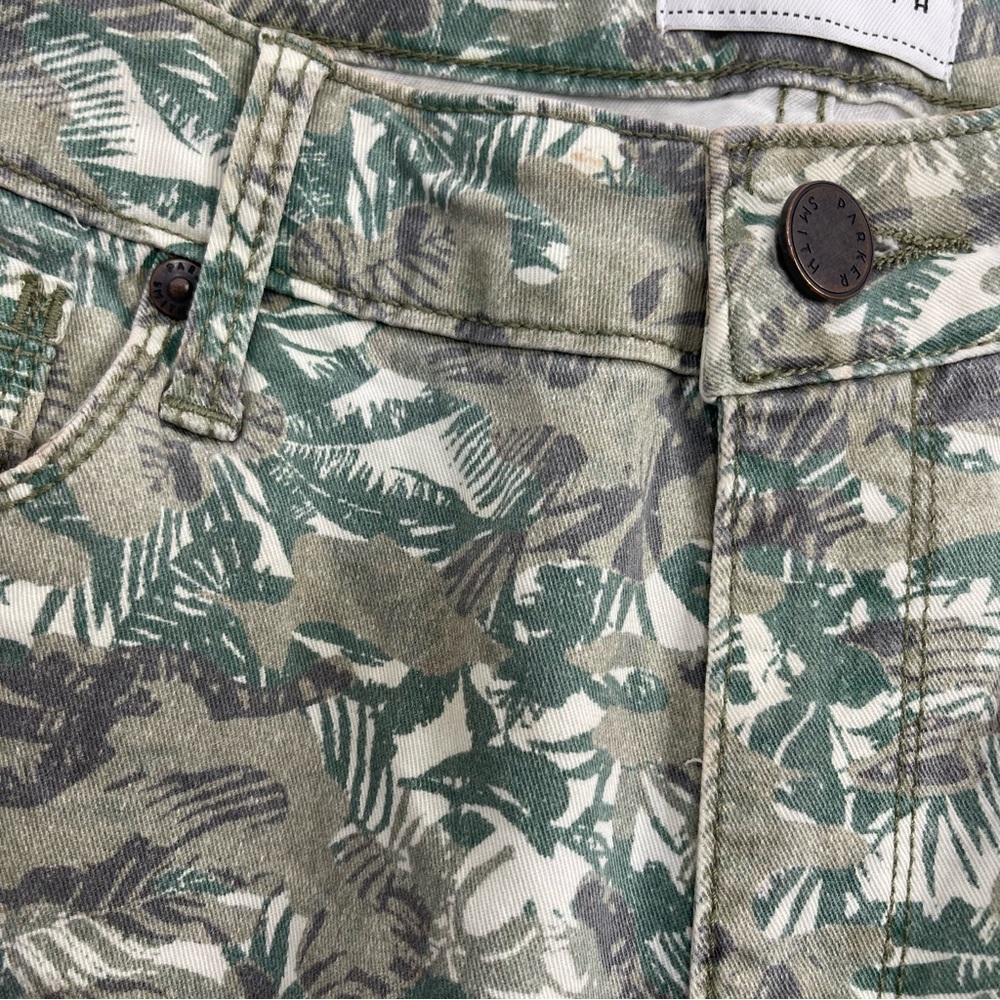 Parker Smith All over leaf Print Jeans Tropical - Picture 5 of 7